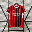 CAMISA DO MILAN 24/25 PRETO E VERMELHO