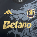 CAMISA DO ASTON VILLA 25/26 BLACK DRAGON