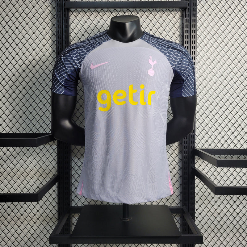 CAMISA VERSÃO PLAYER DO TOTTENHAN 23/24 CINZA