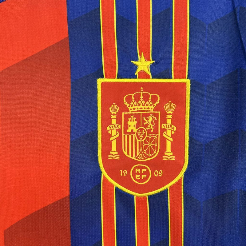 CAMISA DA SELEÇÃO DA ESPANHA 25/26 VERMELHO