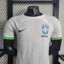 CAMISA VERSÃO PLAYER DA SELEÇÃO DO BRASIL 22/23 BRANCO