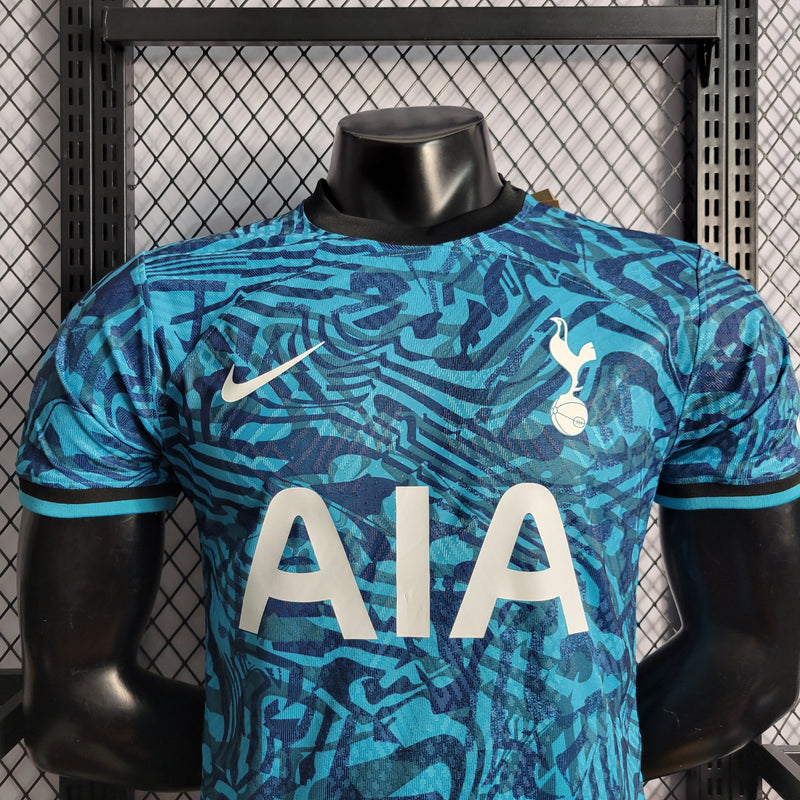 CAMISA VERSÃO PLAYER DO TOTTENHAN 22/23 AZUL FIELD