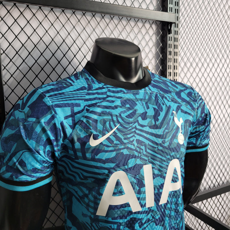 CAMISA VERSÃO PLAYER DO TOTTENHAN 22/23 AZUL FIELD