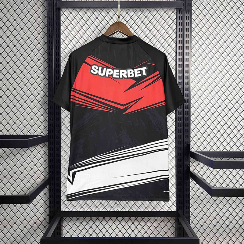 CAMISA DO SÃO PAULO 25/26 PRETO TREINO
