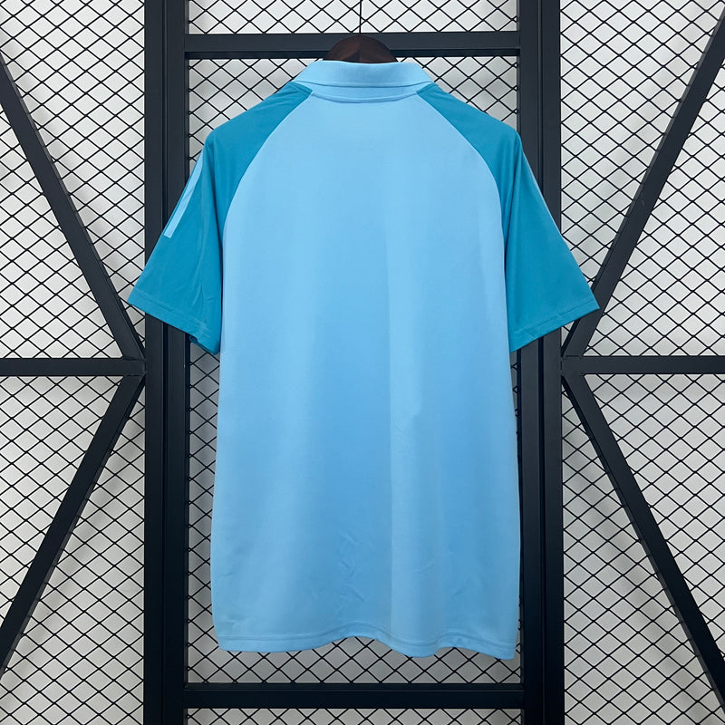 CAMISA DO FLAMENGO 25/26 AZUL CLARO POLO
