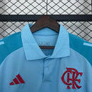 CAMISA DO FLAMENGO 25/26 AZUL CLARO POLO
