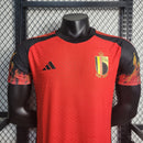 CAMISA VERSÃO PLAYER DA SELEÇÃO DA BELGICA 22/23 VERMELHO